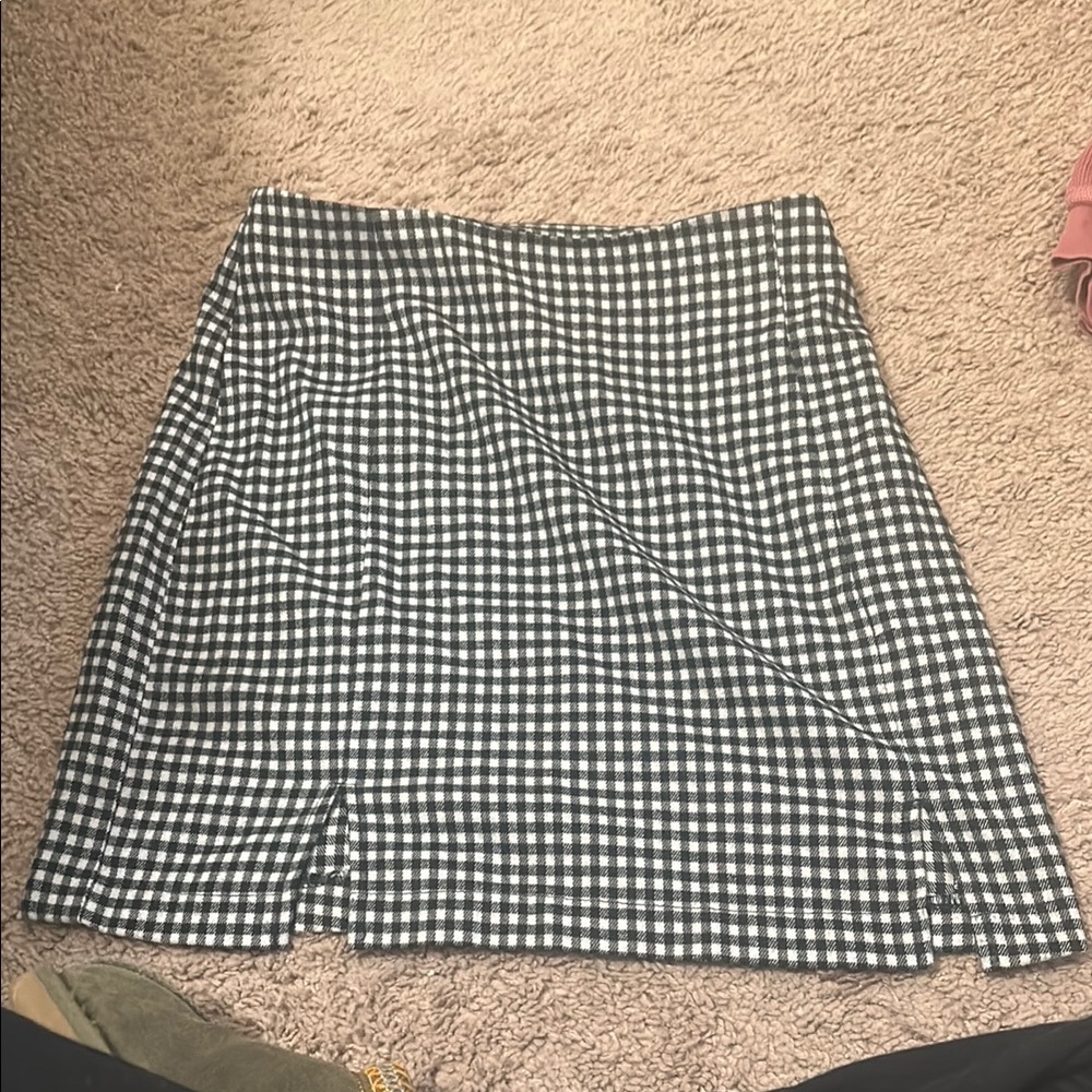 Checkered skirt